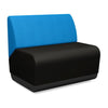 Pasea 1.5 Seat Modular Lounge Seating SitOnIt Fabric Color Onyx Fabric Color Electric Blue 
