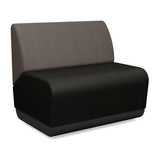 Pasea 1.5 Seat Modular Lounge Seating SitOnIt Fabric Color Onyx Fabric Color Smoky 