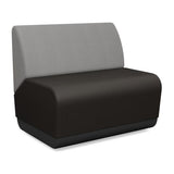 Pasea 1.5 Seat Modular Lounge Seating SitOnIt Fabric Color Smoky Fabric Color Nickle 