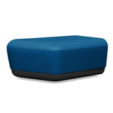Pasea Left Angled End Bench Modular Lounge Seating SitOnIt Fabric Color Electric Blue 
