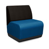 Pasea Single Seat Modular Lounge Seating SitOnIt Fabric Color Electric Blue Fabric Color Onyx 