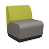 Pasea Single Seat Modular Lounge Seating SitOnIt Fabric Color Fog Fabric Color Apple 