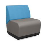 Pasea Single Seat Modular Lounge Seating SitOnIt Fabric Color Fog Fabric Color Ocean 