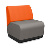 Pasea Single Seat Modular Lounge Seating SitOnIt Fabric Color Fog Fabric Color Tangerine 