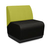 Pasea Single Seat Modular Lounge Seating SitOnIt Fabric Color Onyx Fabric Color Apple 