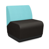 Pasea Single Seat Modular Lounge Seating SitOnIt Fabric Color Smoky Fabric Color Aqua 