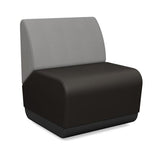 Pasea Single Seat Modular Lounge Seating SitOnIt Fabric Color Smoky Fabric Color Nickle 