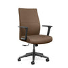 Prava Midback Conference Chair Conference Chair SitOnIt Fabric Color Chocolate 