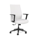 Prava Midback Conference Chair Conference Chair SitOnIt Fabric Color Snow 