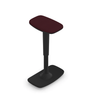 Remy 2820 Black Plastic Base Stool Stools 9to5 Seating Fabric Color Mulberry 