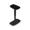 Remy 2820 Black Plastic Base Stool Stools 9to5 Seating Fabric Color Panther 