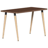 Reya Angled Leg Desk | Black Base Accent | Home Office Edition Home Office SitOnIt Table Size 20 D x 40 W Laminate Color Walnut Amati Tapered Bamboo