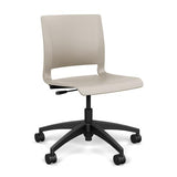 Rio Light 5 Star Office Chair Light Task Chair, Conference Chair, Computer Chair, Teacher Chair, Meeting Chair SitOnIt Latte Plastic 