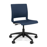 Rio Light 5 Star Office Chair Light Task Chair, Conference Chair, Computer Chair, Teacher Chair, Meeting Chair SitOnIt Navy Plastic 