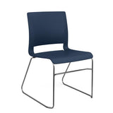 Rio Wire Rod Guest Chair Guest Chair, Stack Chair SitOnIt Navy Plastic 