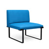 SitOnIt Cameo Modular Seating | Lounge Chair | 4 Arm Styles | Single Seater Modular Lounge Seating SitOnIt Fabric Color Electric Blue 