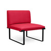 SitOnIt Cameo Modular Seating | Lounge Chair | 4 Arm Styles | Single Seater Modular Lounge Seating SitOnIt Fabric Color Fire 