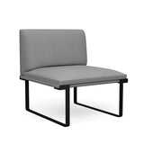 SitOnIt Cameo Modular Seating | Lounge Chair | 4 Arm Styles | Single Seater Modular Lounge Seating SitOnIt Fabric Color Nickle 