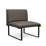 SitOnIt Cameo Modular Seating | Lounge Chair | 4 Arm Styles | Single Seater Modular Lounge Seating SitOnIt Fabric Color Smoky 