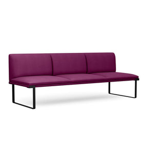 SitOnIt Cameo Modular Seating | Lounge Chair | 4 Arm Styles | Three-Seater Lounge Seating, Modular Lounge Seating SitOnIt Fabric Color Grape 