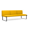 SitOnIt Cameo Modular Seating | Lounge Chair | 4 Arm Styles | Three-Seater Lounge Seating, Modular Lounge Seating SitOnIt Fabric Color Lemon 