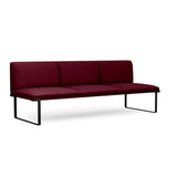 SitOnIt Cameo Modular Seating | Lounge Chair | 4 Arm Styles | Three-Seater Lounge Seating, Modular Lounge Seating SitOnIt Fabric Color Maroon 