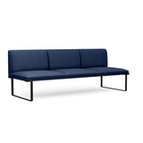 SitOnIt Cameo Modular Seating | Lounge Chair | 4 Arm Styles | Three-Seater Lounge Seating, Modular Lounge Seating SitOnIt Fabric Color Navy 