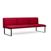 SitOnIt Cameo Modular Seating | Lounge Chair | 4 Arm Styles | Three-Seater Lounge Seating, Modular Lounge Seating SitOnIt Fabric Color Raspberry 