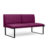 SitOnIt Cameo Modular Seating | Lounge Chair | 4 Arm Styles | Two-Seater Lounge Seating, Modular Lounge Seating SitOnIt Fabric Color Grape 