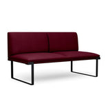 SitOnIt Cameo Modular Seating | Lounge Chair | 4 Arm Styles | Two-Seater Lounge Seating, Modular Lounge Seating SitOnIt Fabric Color Maroon 