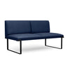 SitOnIt Cameo Modular Seating | Lounge Chair | 4 Arm Styles | Two-Seater Lounge Seating, Modular Lounge Seating SitOnIt Fabric Color Navy 