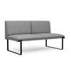 SitOnIt Cameo Modular Seating | Lounge Chair | 4 Arm Styles | Two-Seater Lounge Seating, Modular Lounge Seating SitOnIt Fabric Color Nickle 