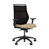 SitOnIt Hexy Conference Chair Conference Chair, Meeting Chair SitOnIt Frame Color Black Mesh Color Onyx Fabric Color Desert