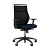 SitOnIt Hexy Conference Chair Conference Chair, Meeting Chair SitOnIt Frame Color Black Mesh Color Onyx Fabric Color Navy