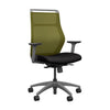 SitOnIt Hexy Conference Chair Conference Chair, Meeting Chair SitOnIt Frame Color Fog Mesh Color Apple Fabric Color Licorice