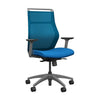 SitOnIt Hexy Conference Chair Conference Chair, Meeting Chair SitOnIt Frame Color Fog Mesh Color Electric Blue Fabric Color Electric Blue