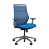 SitOnIt Hexy Conference Chair Conference Chair, Meeting Chair SitOnIt Frame Color Fog Mesh Color Ocean Fabric Color Electric Blue