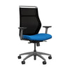 SitOnIt Hexy Conference Chair Conference Chair, Meeting Chair SitOnIt Frame Color Fog Mesh Color Onyx Fabric Color Electric Blue