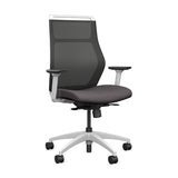 SitOnIt Hexy Conference Chair Conference Chair, Meeting Chair SitOnIt Frame Color White Mesh Color Nickle Fabric Color Kiss
