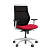 SitOnIt Hexy Conference Chair Conference Chair, Meeting Chair SitOnIt Frame Color White Mesh Color Onyx Fabric Color Fire
