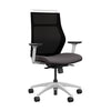 SitOnIt Hexy Conference Chair Conference Chair, Meeting Chair SitOnIt Frame Color White Mesh Color Onyx Fabric Color Kiss