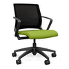 SitOnIt Movi Light Task Chair | 3 Frame Color Options Light Task Chair, Conference Chair, Computer Chair, Teacher Chair, Meeting Chair SitOnIt Fabric Color Apple Mesh Color Onyx 