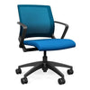 SitOnIt Movi Light Task Chair | 3 Frame Color Options Light Task Chair, Conference Chair, Computer Chair, Teacher Chair, Meeting Chair SitOnIt Fabric Color Electric Blue Mesh Color Electric Blue 