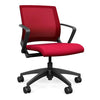 SitOnIt Movi Light Task Chair | 3 Frame Color Options Light Task Chair, Conference Chair, Computer Chair, Teacher Chair, Meeting Chair SitOnIt Fabric Color Fire Fire Mesh 