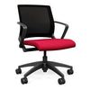 SitOnIt Movi Light Task Chair | 3 Frame Color Options Light Task Chair, Conference Chair, Computer Chair, Teacher Chair, Meeting Chair SitOnIt Fabric Color Fire Mesh Color Onyx 