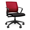 SitOnIt Movi Light Task Chair | 3 Frame Color Options Light Task Chair, Conference Chair, Computer Chair, Teacher Chair, Meeting Chair SitOnIt Fabric Color Licorice Fire Mesh 
