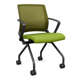 SitOnIt Movi Nester Chair | 3 Frame Colors Nesting Chairs SitOnIt Fabric Color Apple Apple Mesh 