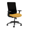 SitOnIt Novo Highback Desk Chair | Home Office Edition | Meshback Home Office SitOnIt Frame Color Black Mesh Color Black Fabric Color Gold Dusk