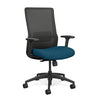 SitOnIt Novo Highback Desk Chair | Home Office Edition | Meshback Home Office SitOnIt Frame Color Black Mesh Color Nickle Fabric Color Deep Sea