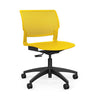 SitOnIt Orbix Light Task Chair | Armless with Plastic Shell Light Task Chair SitOnIt Plastic Color Lemon 